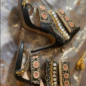 Bebe high heels embellished stones🔥 6